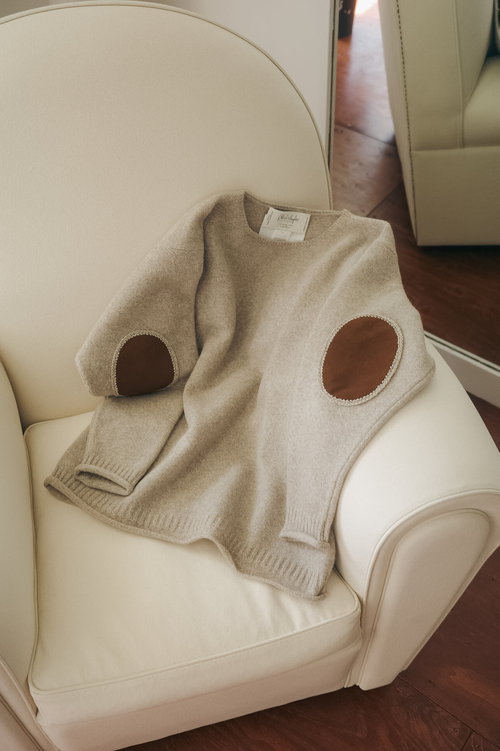 Olde H & Daughter WOOL/CASHMERE BOAT NECK P/O