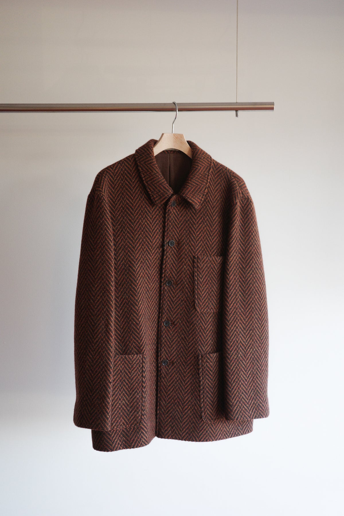 Gorsch Dynamic Herringbone Wool Work Jacket