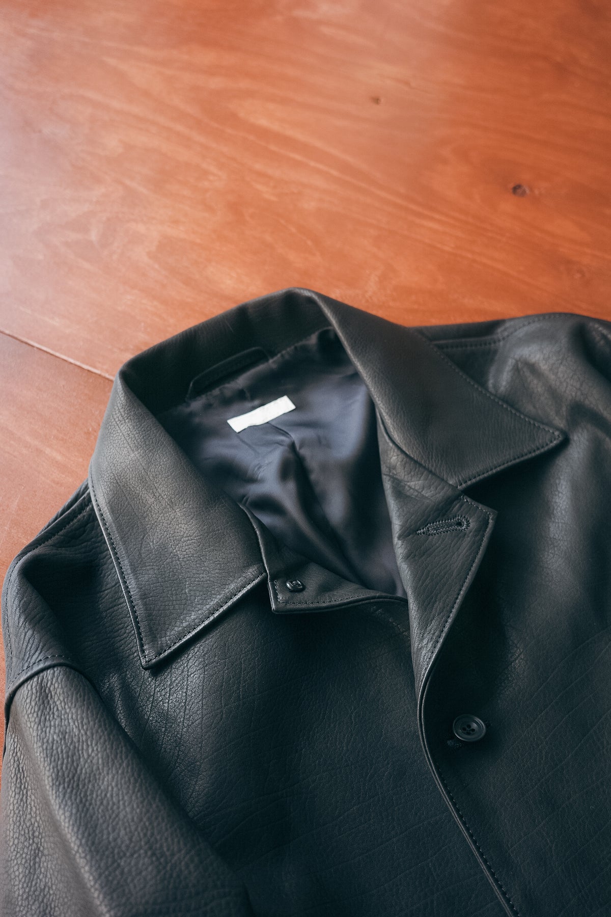 ULTERIOR CALF LEATHER COVERALL JKT