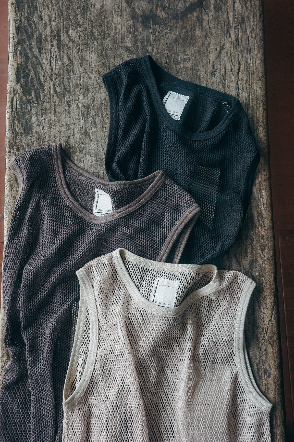 BLACKBIRD mesh tank top