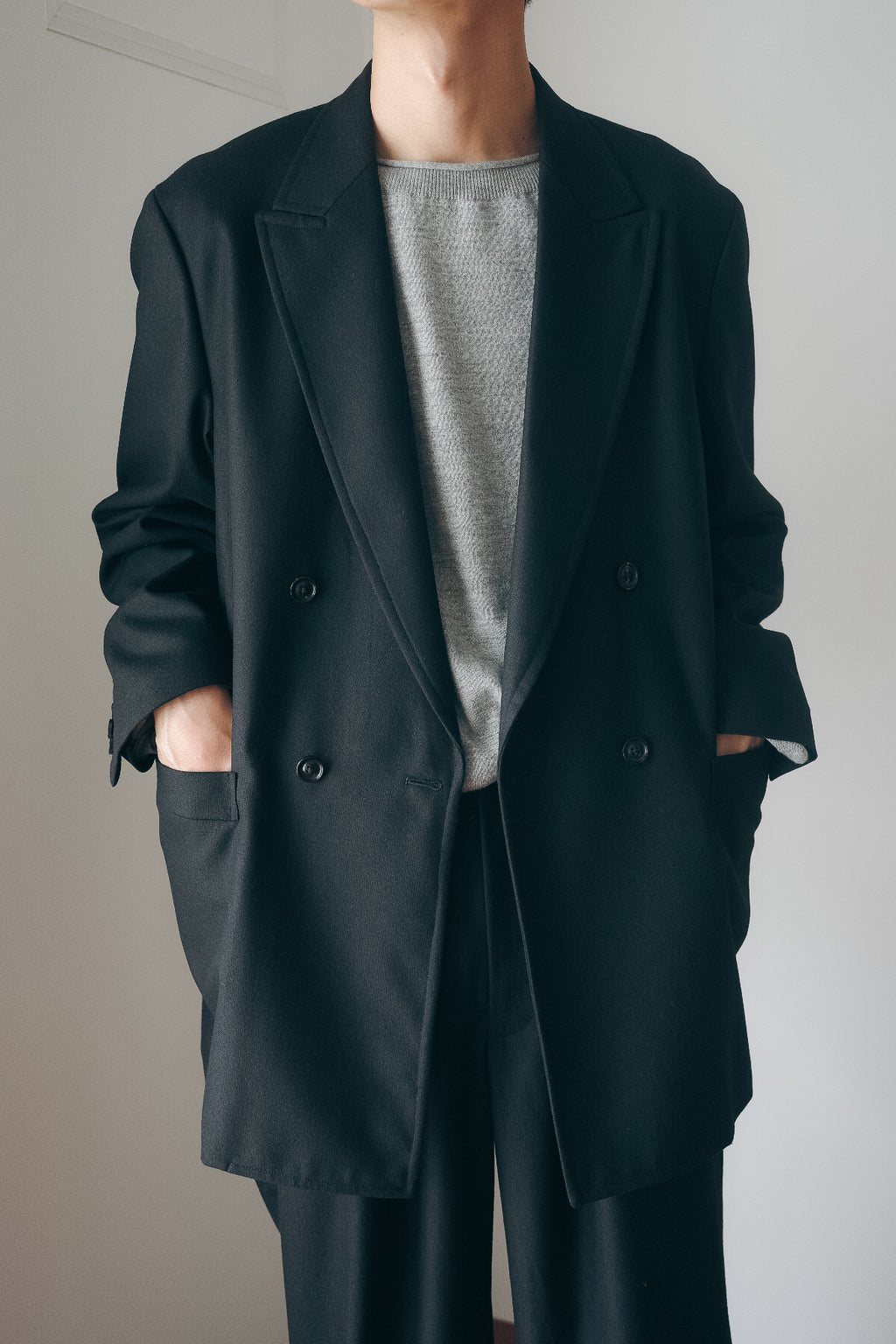 ULTERIOR W/CASH PANAMA CLOTH DB JKT