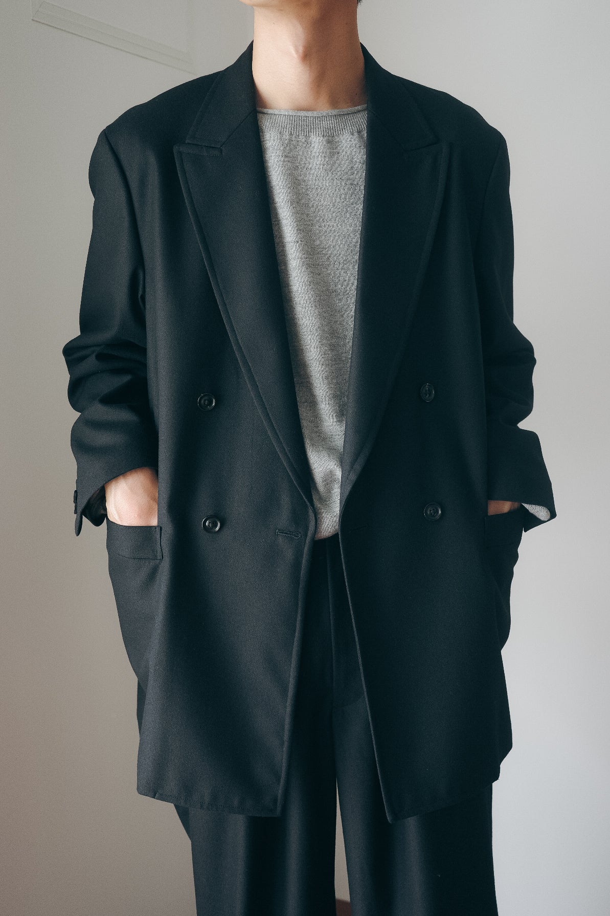 ULTERIOR W/CASH PANAMA CLOTH DB JKT
