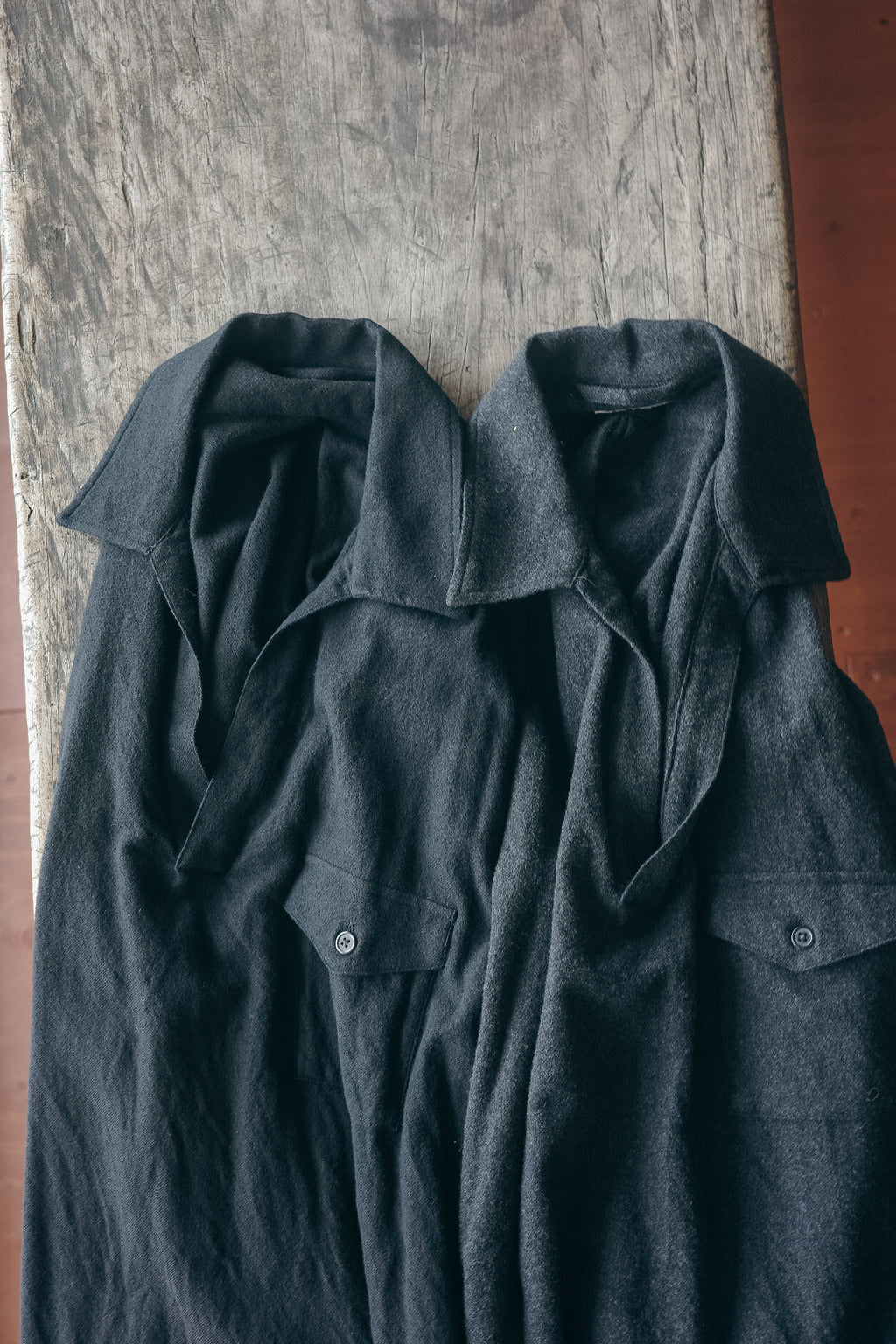 ULTERIOR WASHED SUPER FINE WOOL VIYELLA SKIPPER SHIRT
