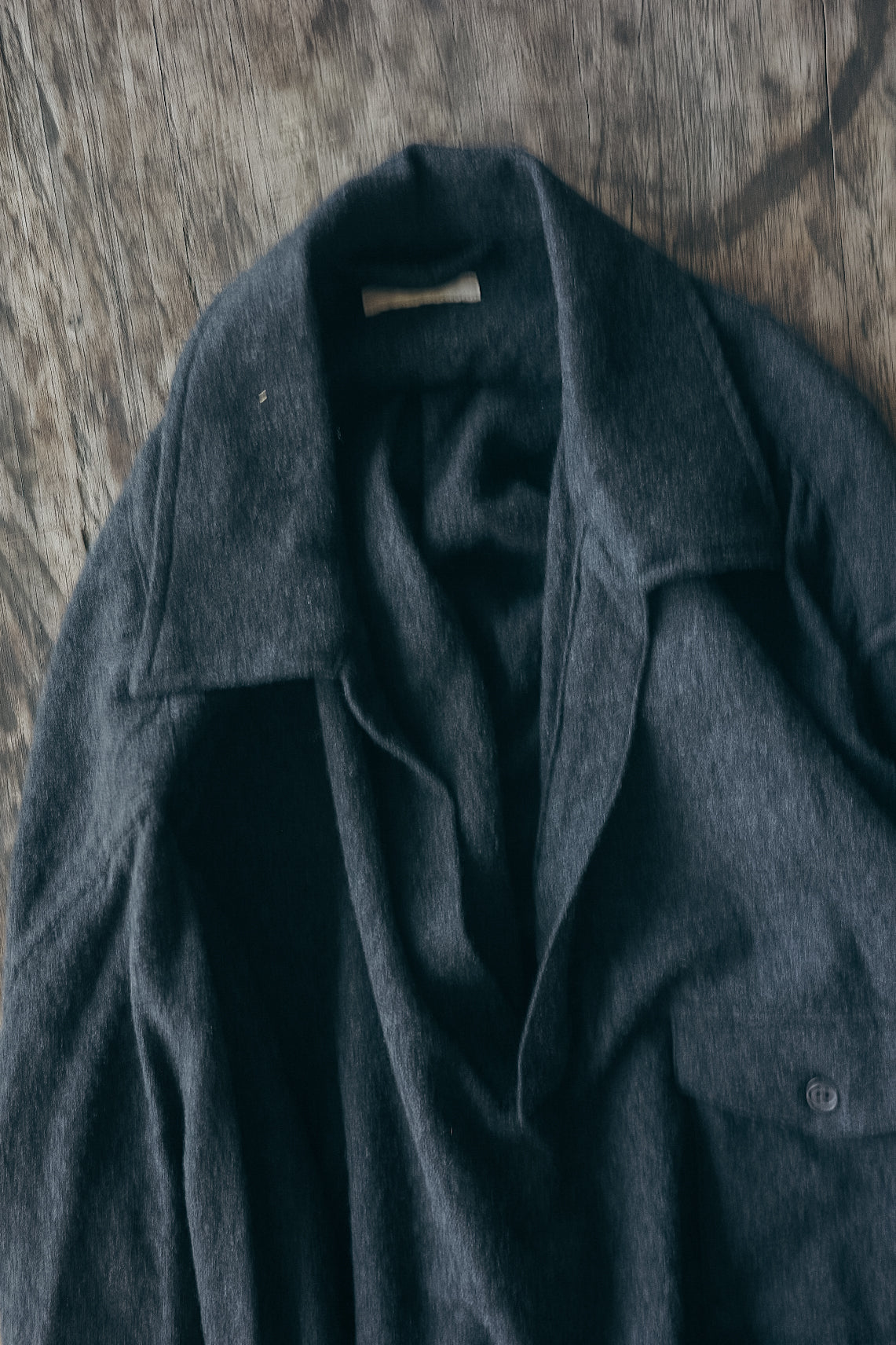 ULTERIOR WASHED SUPER FINE WOOL VIYELLA SKIPPER SHIRT