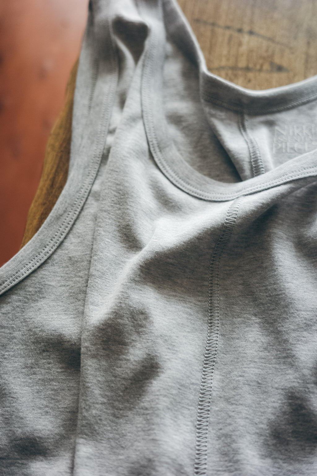 Nikki ESSENTIAL PIECES Giza Cotton Fraise Stitch Tank Top (The BORDER Edit.)